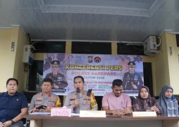 Polres Parepare Gelar Konferensi Pers Terkait Meninggalnya Tahanan Tindak Pindana Narkoba