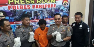 Polres Parepare Berhasil Gagalkan Peredaran Shabu Seharga Rp4,2 Miliar