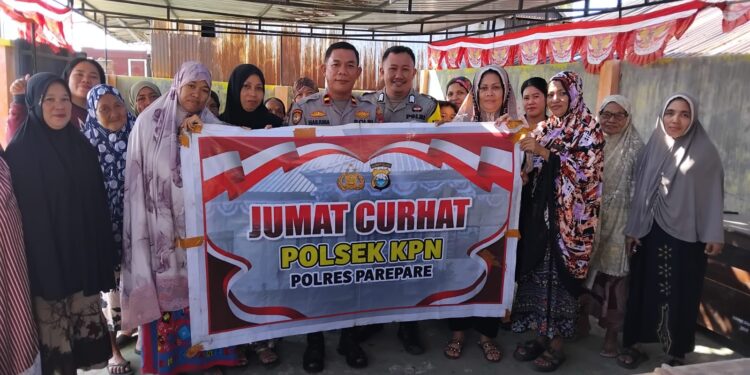 Jumat Curhat Polsek KPN, Warga Ujung Sabbang Keluhkan Debu Bongkar Muat Pelabuhan
