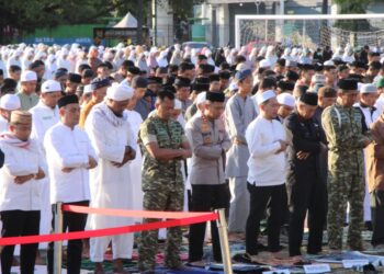 Sinergitas Forkopimda : Kapolres Parepare Hadiri sholat Istiqa Mohon turun Hujan