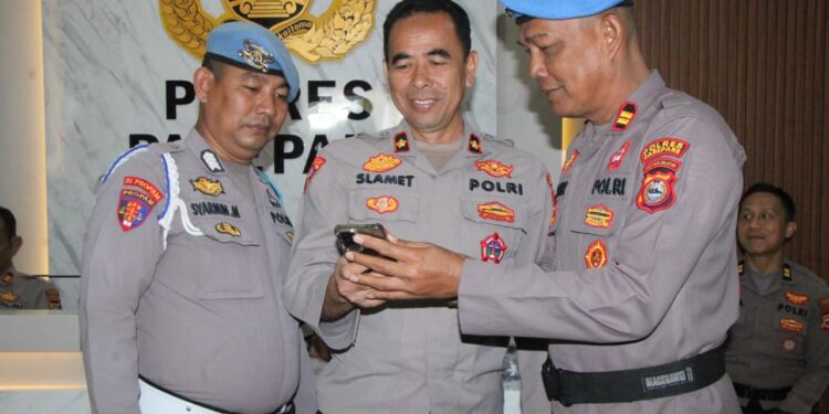 Kapolres Parepare Pimpin Sidak HP PJU, Cek Jejak Judi Online dan Pinjol