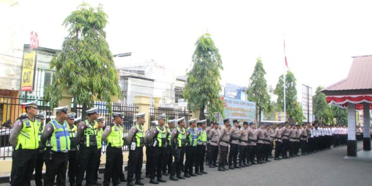 Kapolres Parepare Ingatkan Anggota: Tertib Lalu Lintas, Jauhi Narkoba dan Judi Online