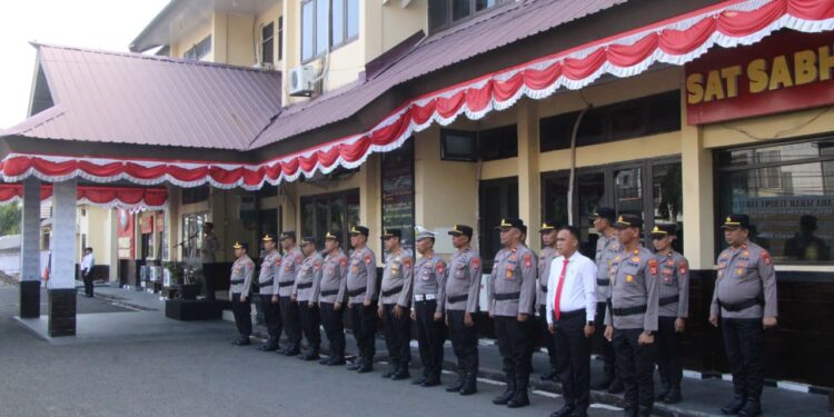 Kapolres Parepare Ingatkan Anggota: Tertib Lalu Lintas, Jauhi Narkoba dan Judi Online