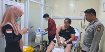 Personel Polres Parepare Kecelakaan Tunggal, Tim Sidokkes Pastikan Perkembangan Medis