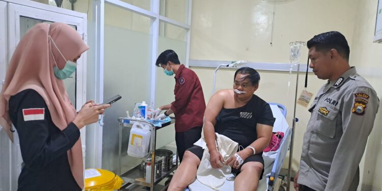Personel Polres Parepare Kecelakaan Tunggal, Tim Sidokkes Pastikan Perkembangan Medis