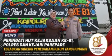Kapolres Parepare Beri Kejutan HUT Kejaksaan ke-81