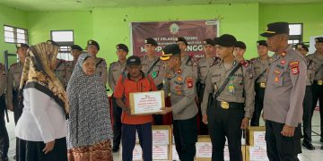 Bentuk Karakter Humanis, Polres Parepare Gelar Bakti Sosial dan Anjangsana Bersama Siswa Latja SPN Batua
