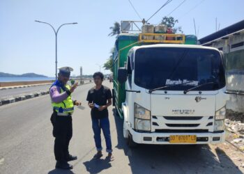 Utamakan Keselamatan, Satlantas Polres Parepare Imbau Sopir Hindari Muatan Berlebih