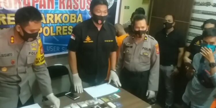 Sat Narkoba Polres Parepare Amankan 4 Tersangka Pengedar Sabu