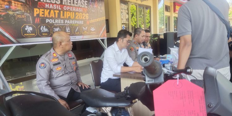 Operasi Pekat Lipu 2026, Polres Parepare Ungkap Kasus Curanmor dan Musnahkan Ratusan Liter Ballo