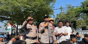 Pengamanan Humanis Polda Sulsel, Penyampaian Pendapat di Makassar dan Gowa Berjalan Aman dan Tertib
