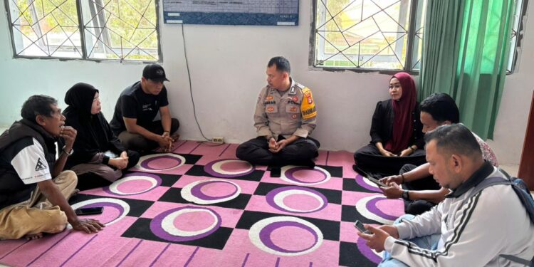 Ciptakan Kamtibmas Kondusif, Bhabinkamtibmas Kampung Baru Mediasi Sengketa Harta Gonogini