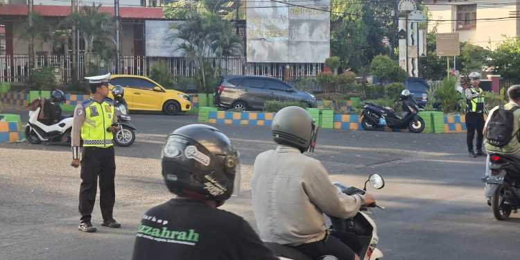 Cegah Kecelakaan di Jam Sibuk, Satlantas Polres Parepare Intensifkan Commander Wish