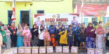 Peringati HUT ke-78 Polwan, Kapolda Sulsel Pimpin Bakti Sosial di Pulau Barrang Lompo