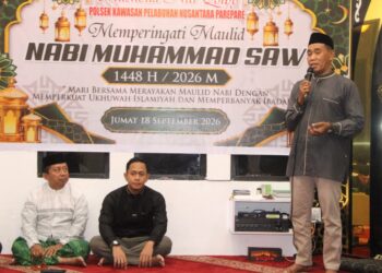 Polsek KPN Polres Parepare Gelar Peringatan Maulid Nabi Muhammad SAW 1448 H / 2026 M