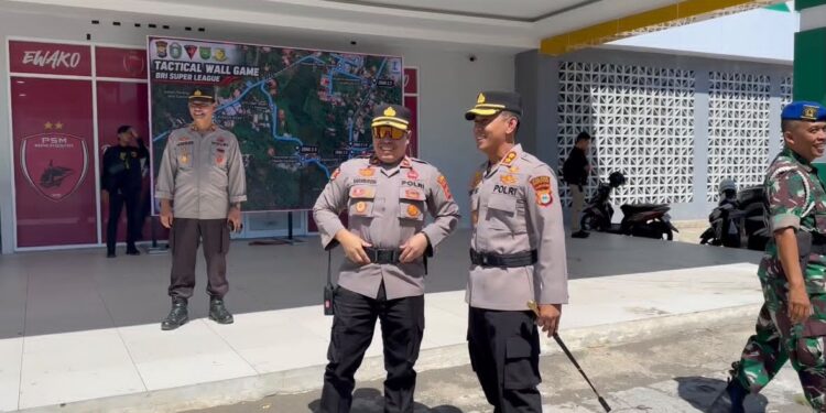 Amankan Laga PSM Makassar Vs Persita Tangerang, Polres Parepare Kerahkan 248 Personel Gabungan