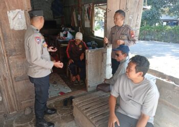 Door to Door di Bacukiki, Cara Polres Parepare Cegah Kebakaran Pemukiman di Musim Kemarau
