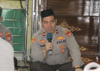 Polres Parepare Gelar Binrohtal Rutin Personel dan Polsek Jajaran di Masjid Mujahid Baiturrahim