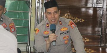 Polres Parepare Gelar Binrohtal Rutin Personel dan Polsek Jajaran di Masjid Mujahid Baiturrahim
