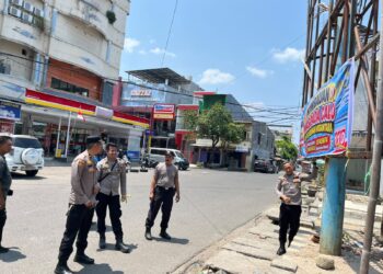 Waspada Calo di Pelabuhan Nusantara Parepare, Polsek KPN Pasang Spanduk
