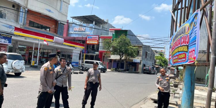 Waspada Calo di Pelabuhan Nusantara Parepare, Polsek KPN Pasang Spanduk