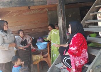 Jaga Hajatan Tetap Aman, Bhabinkamtibmas Bukit Indah Sampaikan Pesan Kamtibmas