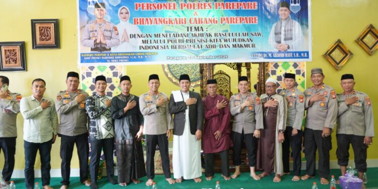 Kapolres Parepare Ajak Anggota Teladani Akhlak Nabi Demi Mewujudkan Pelayanan Polri yang Presisi