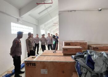 Si Propam Polres Parepare Lakukan Pendampingan Pengecekan Kesiapan Stadion B.J. Habibie Jelang Laga PSM vs Arema
