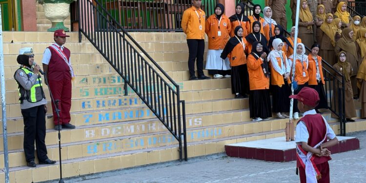 Satlantas Parepare Gelar Police Goes to School, Siswa Diajak Utamakan Keselamatan di Jalan