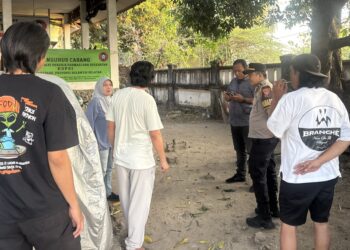 Quick Respon Dumas SPKT Polres Parepare Datangi TKP Pencurian Motor di Bacukiki Barat