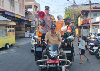 Aipda Abbas Gandeng Mahasiswa Keliling Kampung, Cara Unik Polisi Dekati Warga Parepare