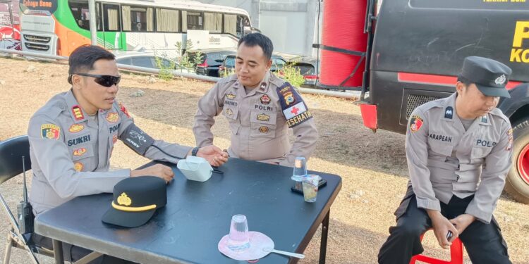 Polres Parepare Siaga di Laga PSM vs Persita, Personel Sidokkes Siapkan Dukungan Medis