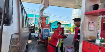 Antisipasi Antrean BBM, Sat Samapta Polres Parepare Patroli SPBU