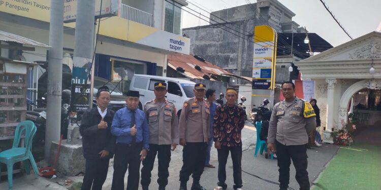 Polsek Bacukiki Turun Tangan Amankan Hajatan Pernikahan di Cappa Galung