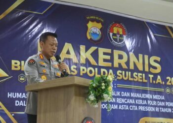 Bidhumas Polda Sulsel Gelar Rakernis T.A. 2026, Perkuat Komunikasi Publik dan Manajemen Media