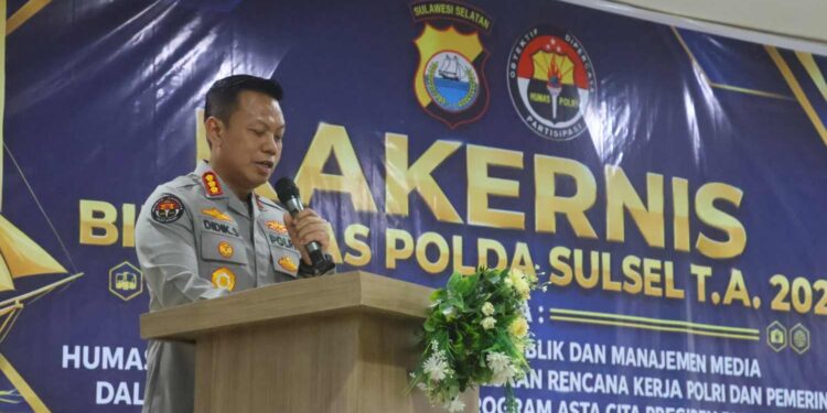 Bidhumas Polda Sulsel Gelar Rakernis T.A. 2026, Perkuat Komunikasi Publik dan Manajemen Media