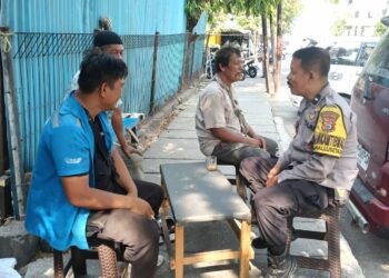 Polsek KPN Soroti Keamanan di Sekitar Pelabuhan, Bhabinkamtibmas Turun ke Lapangan