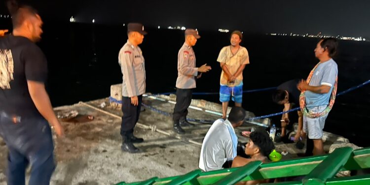 Polsek KPN Soroti Keamanan Pemancing di Pelabuhan Nusantara, Warga Diminta Waspada