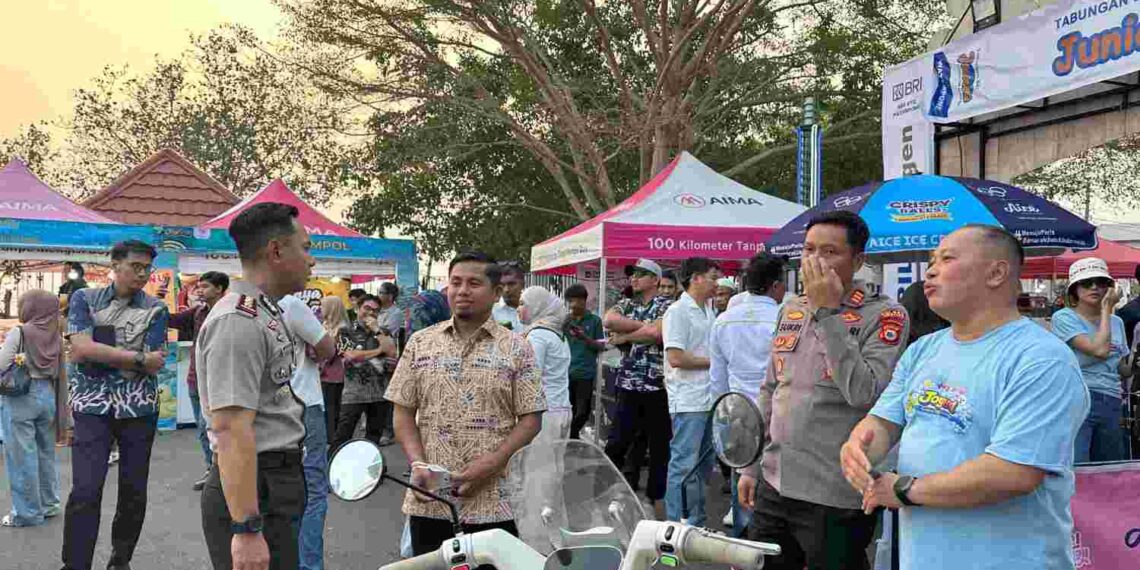 Kapolres Parepare AKBP Phunky Mahendra Borniawan Turun Langsung Amankan Wahana Bermain Anak di Parepare
