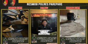 Resmob Polres Parepare Tangkap Pelaku Jambret, Uang Hasil Kejahatan Dipakai Judi Online